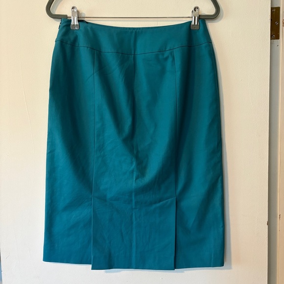 Lafayette 148 Skirt women’s Size 10 Blue Knee Length Pencil Career‎ - Picture 5 of 9